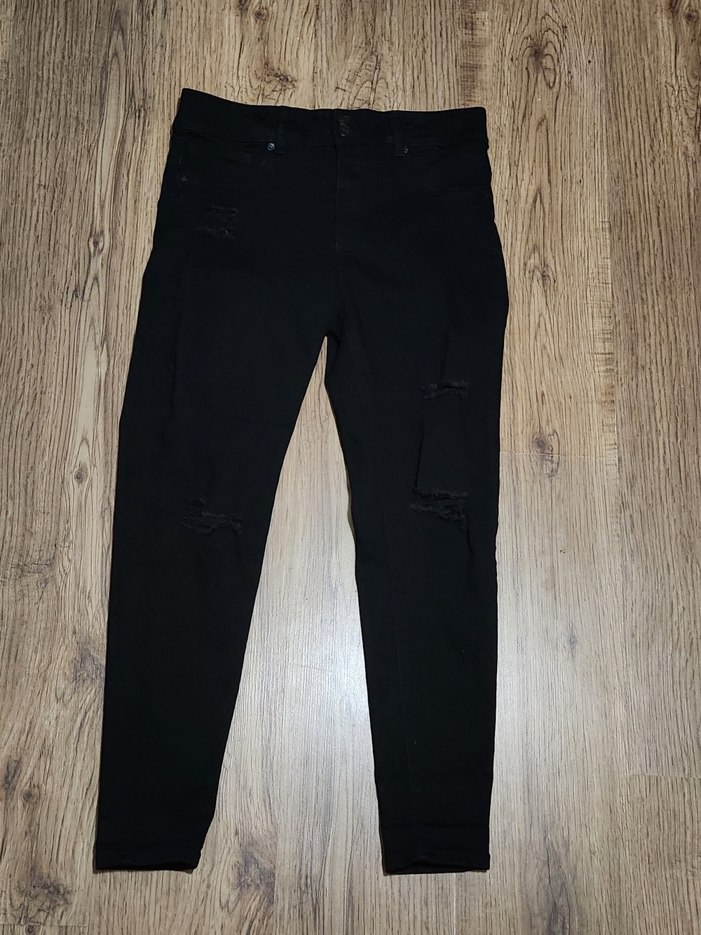 solo Black Skinny Jeans with Branded Waist Label